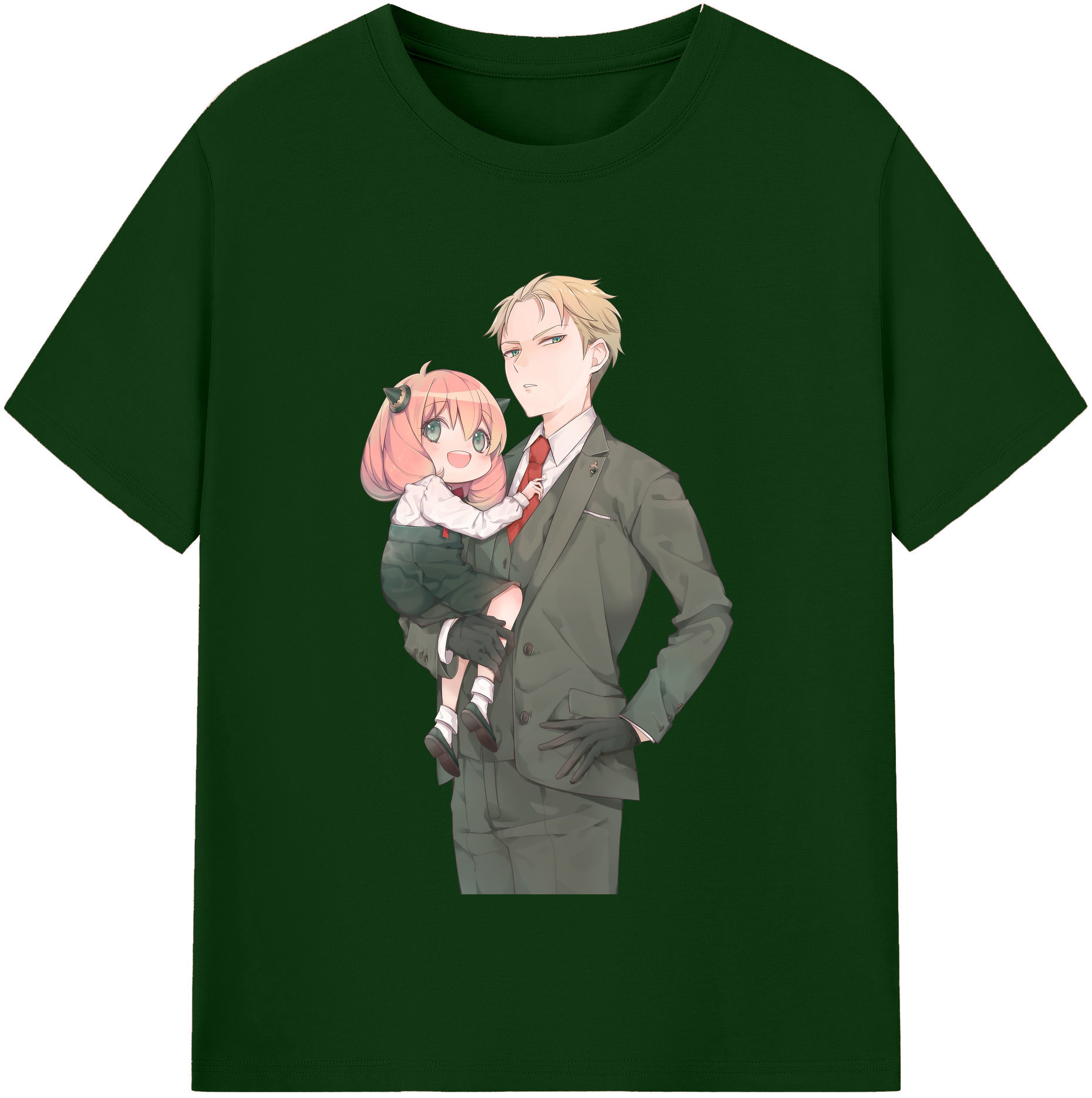 （画像用） SPY×FAMILY间谍家家酒 綿100％半袖Tシャツ（フロントプリント）